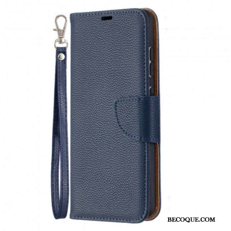 Kotelot Samsung Galaxy A52 4G / A52 5G / A52s 5G Litsi Rabat Oblique