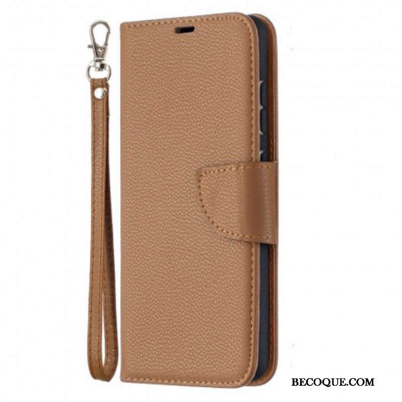 Kotelot Samsung Galaxy A52 4G / A52 5G / A52s 5G Litsi Rabat Oblique