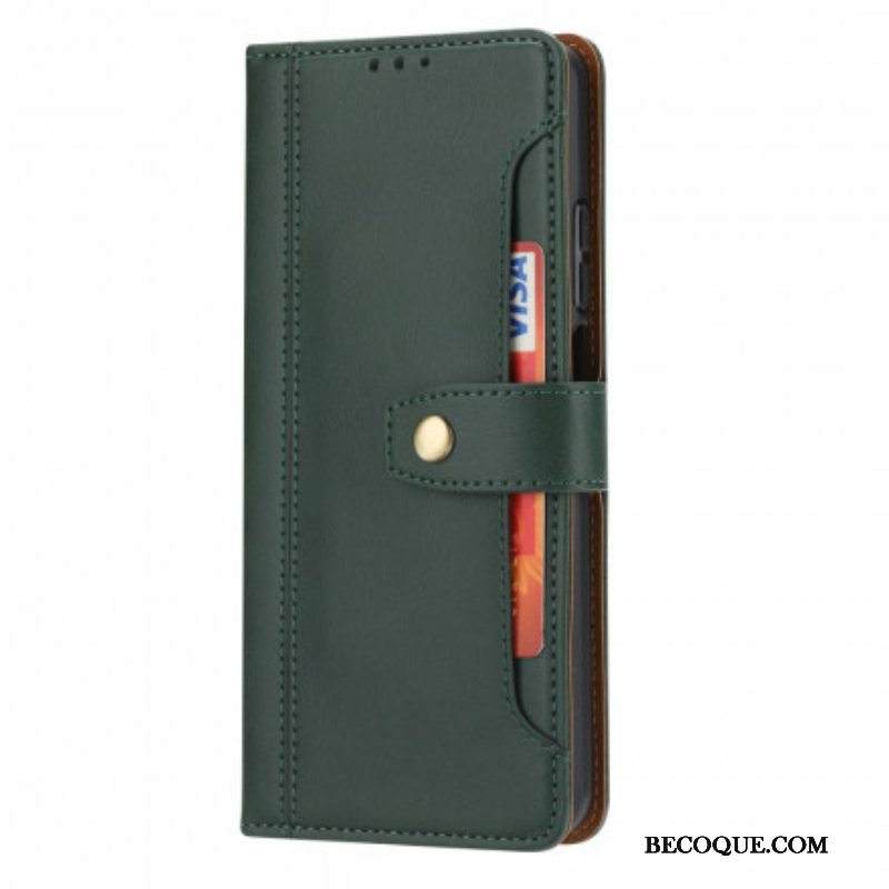 Kotelot Samsung Galaxy A52 4G / A52 5G / A52s 5G Nahkatehoste Etukorttikotelo