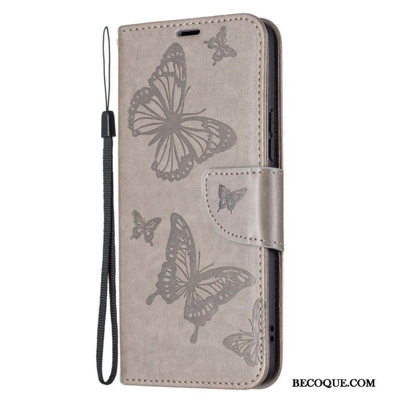 Kotelot Samsung Galaxy A53 5G Suojaketju Kuori Stringit Perhoset