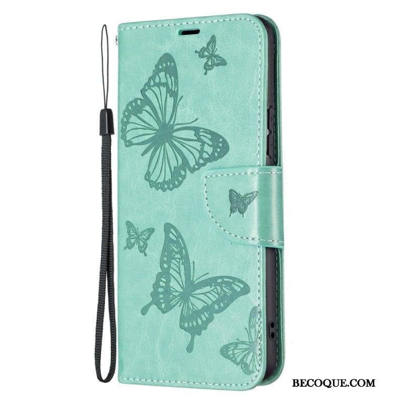 Kotelot Samsung Galaxy A53 5G Suojaketju Kuori Stringit Perhoset