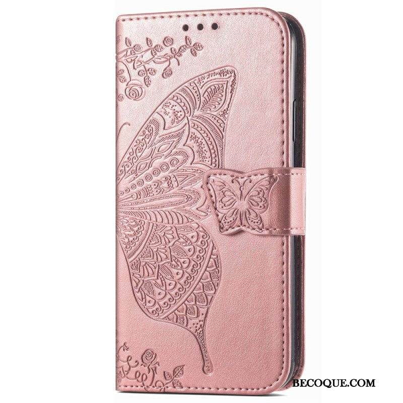 Kotelot Samsung Galaxy M13 Barokki Perhonen