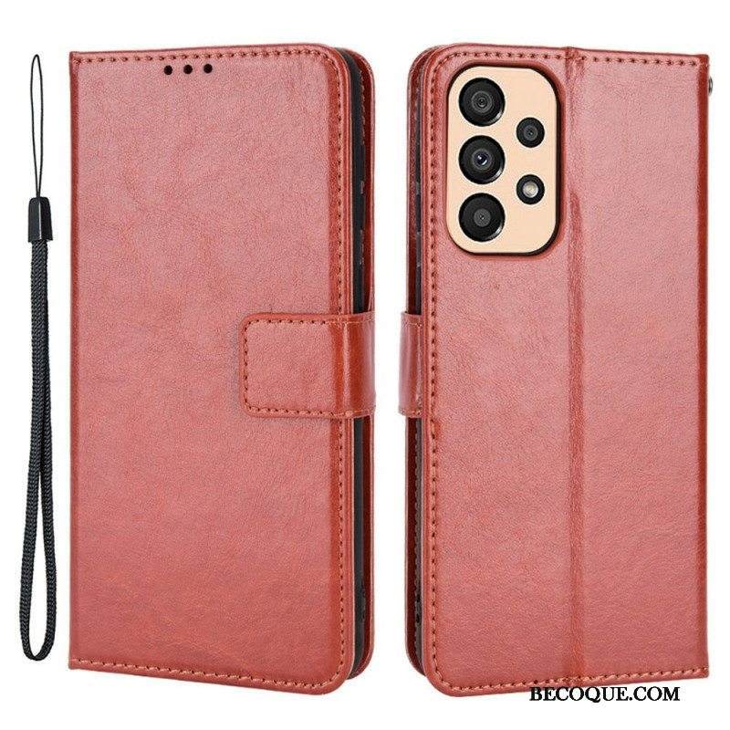 Kotelot Samsung Galaxy M23 5G Näyttävä Keinonahka