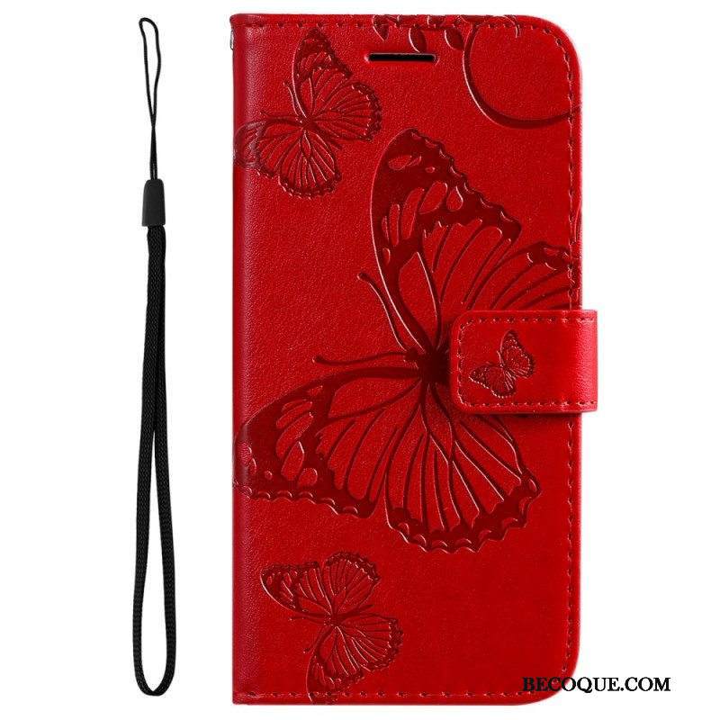 Kotelot Samsung Galaxy M32 Suojaketju Kuori Jättiläishihnaperhoset