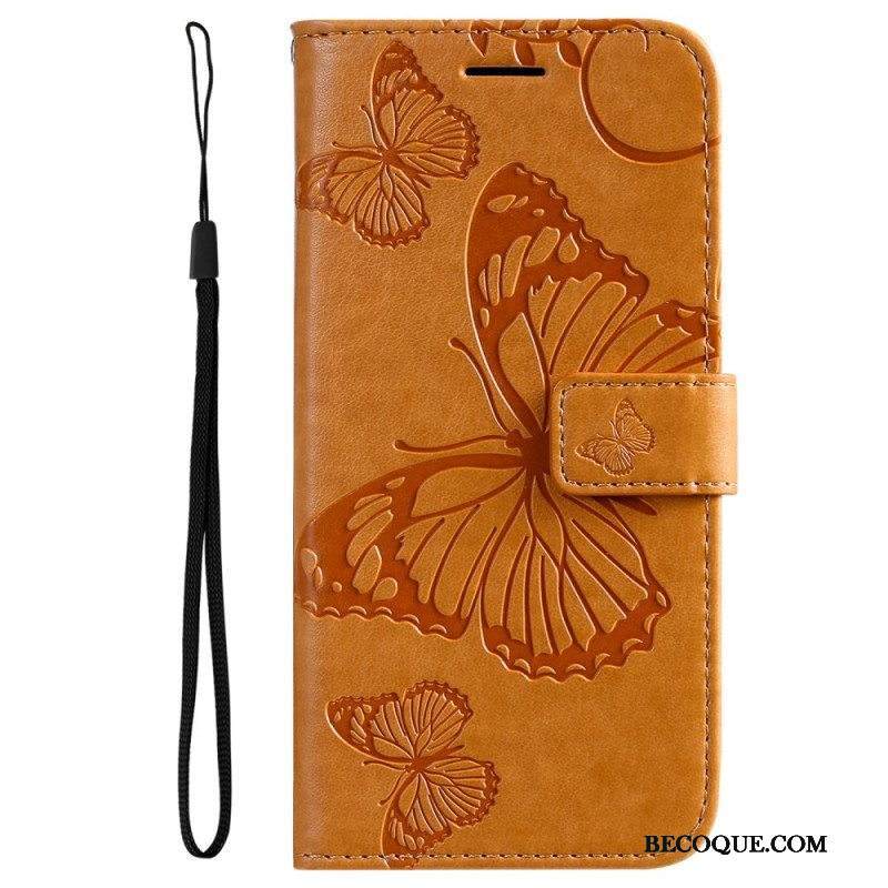 Kotelot Samsung Galaxy M32 Suojaketju Kuori Jättiläishihnaperhoset