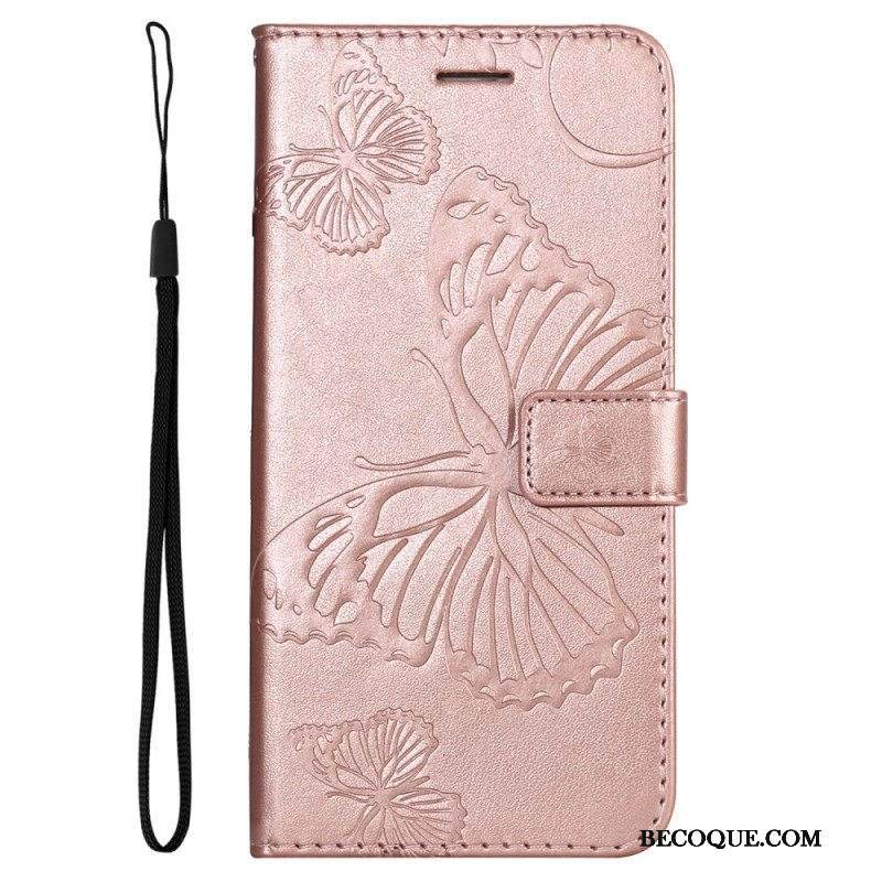 Kotelot Samsung Galaxy M32 Suojaketju Kuori Jättiläishihnaperhoset