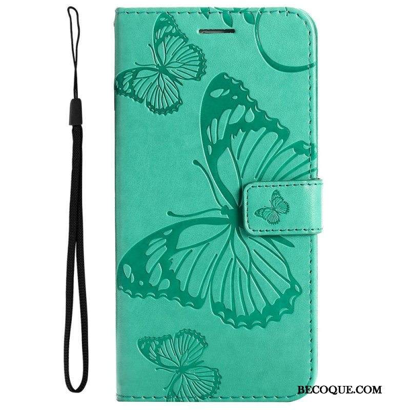 Kotelot Samsung Galaxy M32 Suojaketju Kuori Jättiläishihnaperhoset