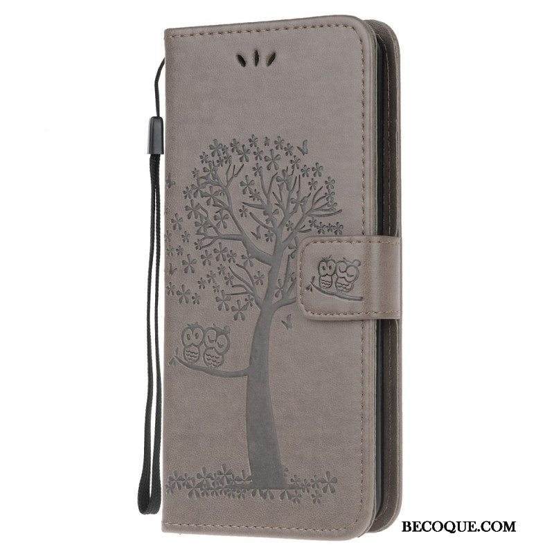 Kotelot Samsung Galaxy M32 Suojaketju Kuori Tangapuu Ja Pöllöt