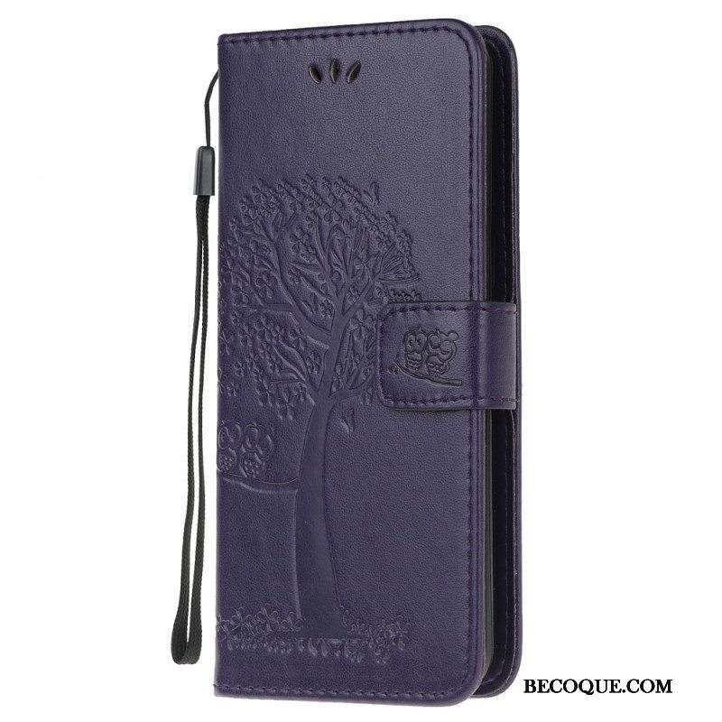 Kotelot Samsung Galaxy M32 Suojaketju Kuori Tangapuu Ja Pöllöt