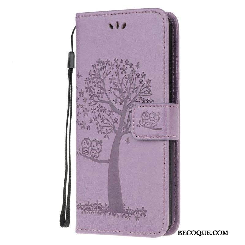 Kotelot Samsung Galaxy M32 Suojaketju Kuori Tangapuu Ja Pöllöt