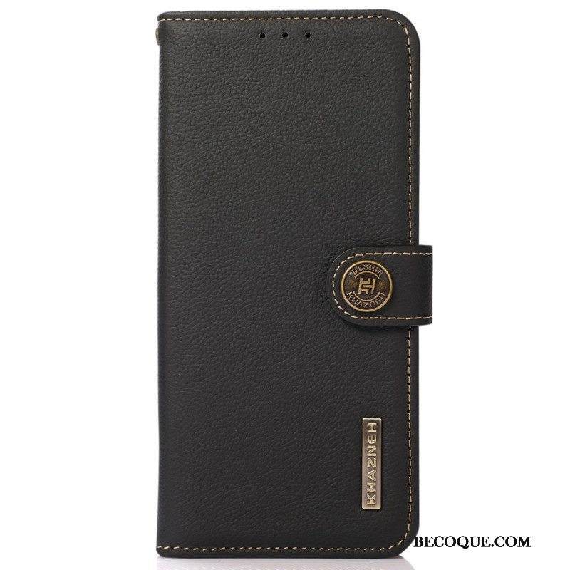 Kotelot Samsung Galaxy M33 5G Khazneh Rfid Aitoa Nahkaa