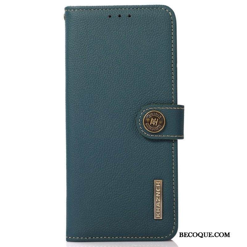 Kotelot Samsung Galaxy M33 5G Khazneh Rfid Aitoa Nahkaa