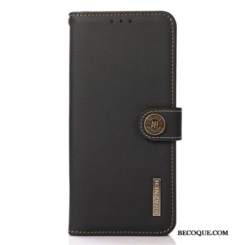 Kotelot Samsung Galaxy M53 5G Khazneh Rfid Aitoa Nahkaa