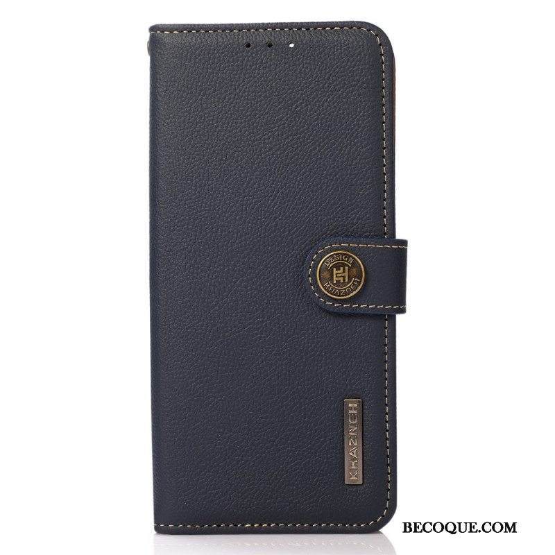 Kotelot Samsung Galaxy M53 5G Khazneh Rfid Aitoa Nahkaa