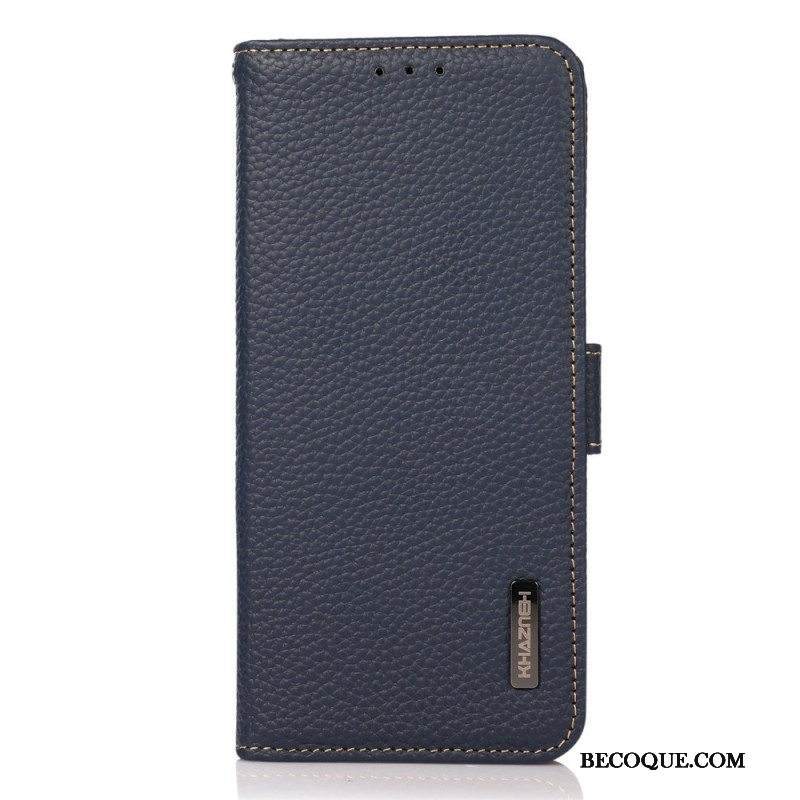 Kotelot Samsung Galaxy M53 5G Litsi Nahka Khazneh Rfid