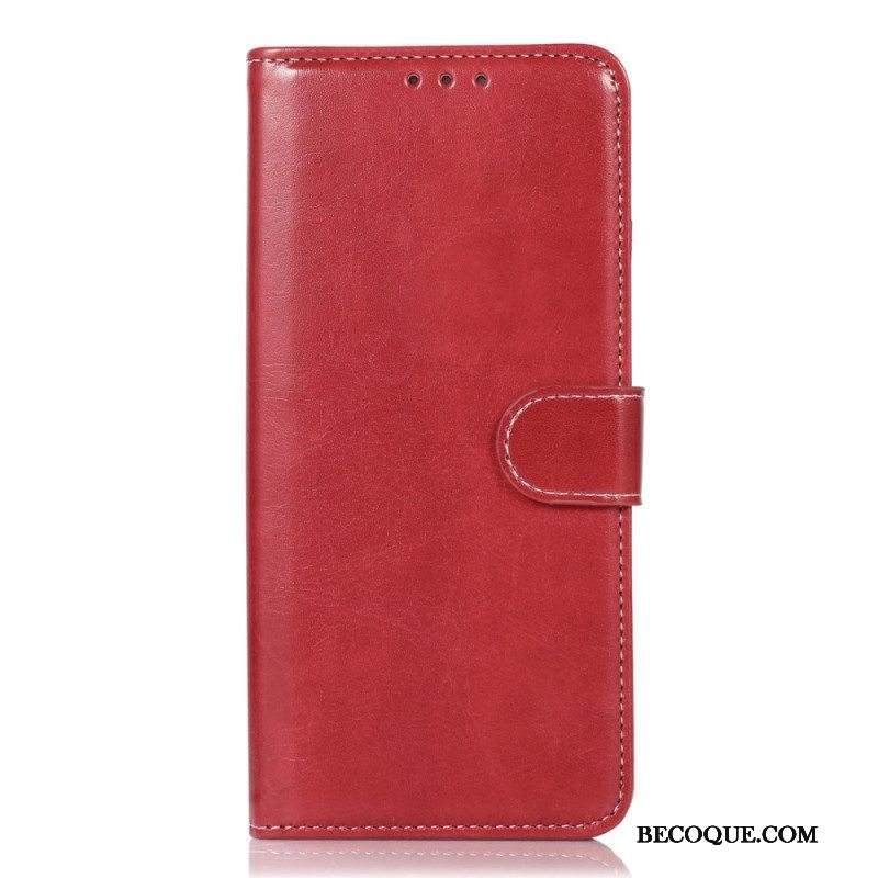 Kotelot Samsung Galaxy M53 5G Nahkatyyli Ja Saumat