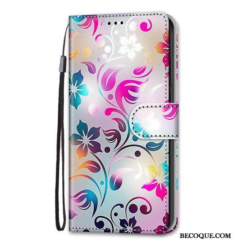 Kotelot Samsung Galaxy S21 5G Lehdet Väreissä