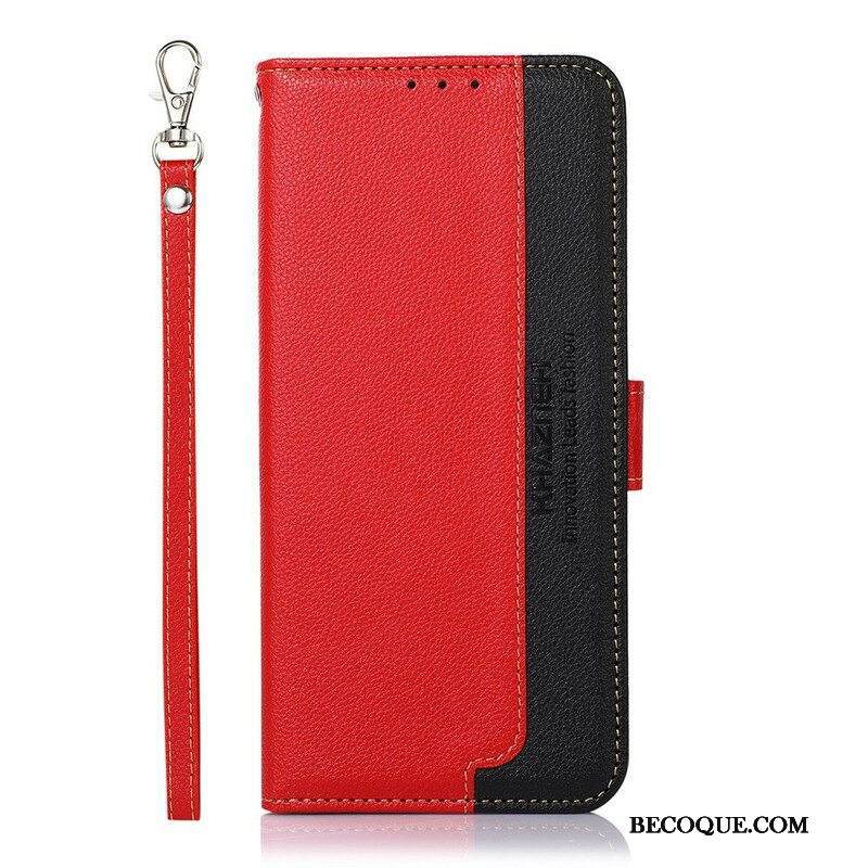 Kotelot Samsung Galaxy S21 FE Litsi Style Rfid Khazneh