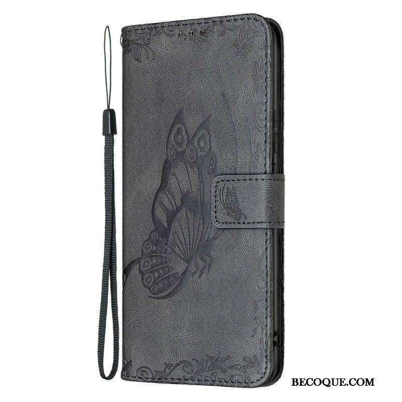 Kotelot Samsung Galaxy S21 FE Suojaketju Kuori Barokki Hihnaperhonen