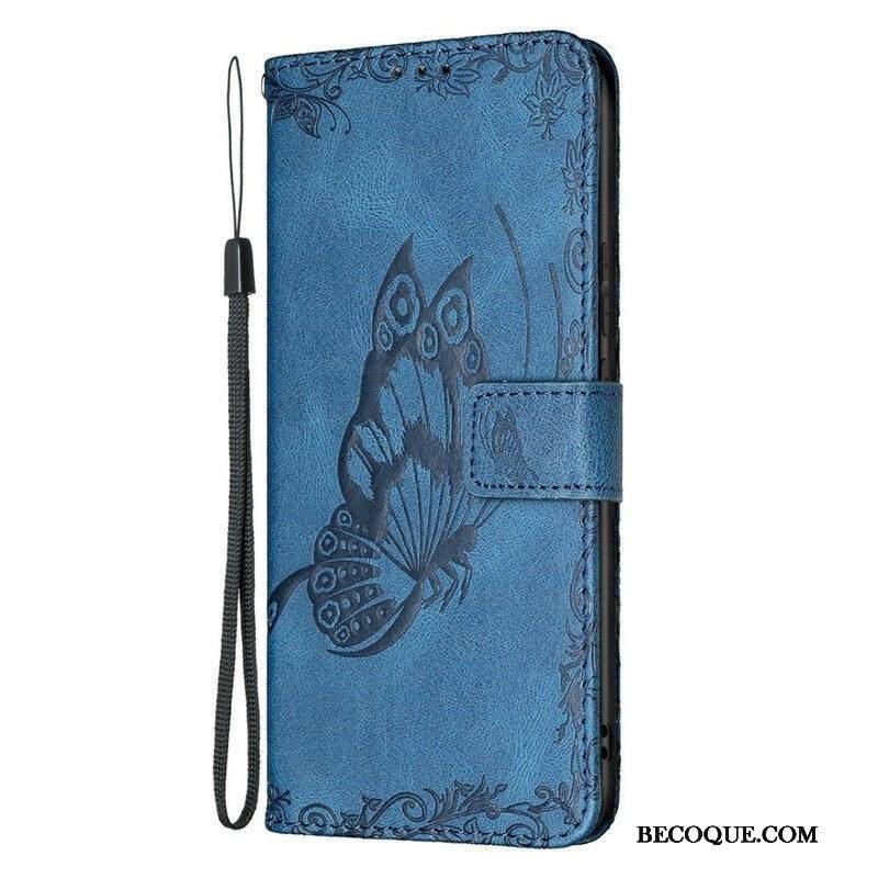 Kotelot Samsung Galaxy S21 FE Suojaketju Kuori Barokki Hihnaperhonen