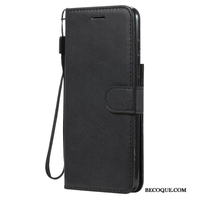 Kotelot Samsung Galaxy S21 FE Suojaketju Kuori Strappy Leather Effect