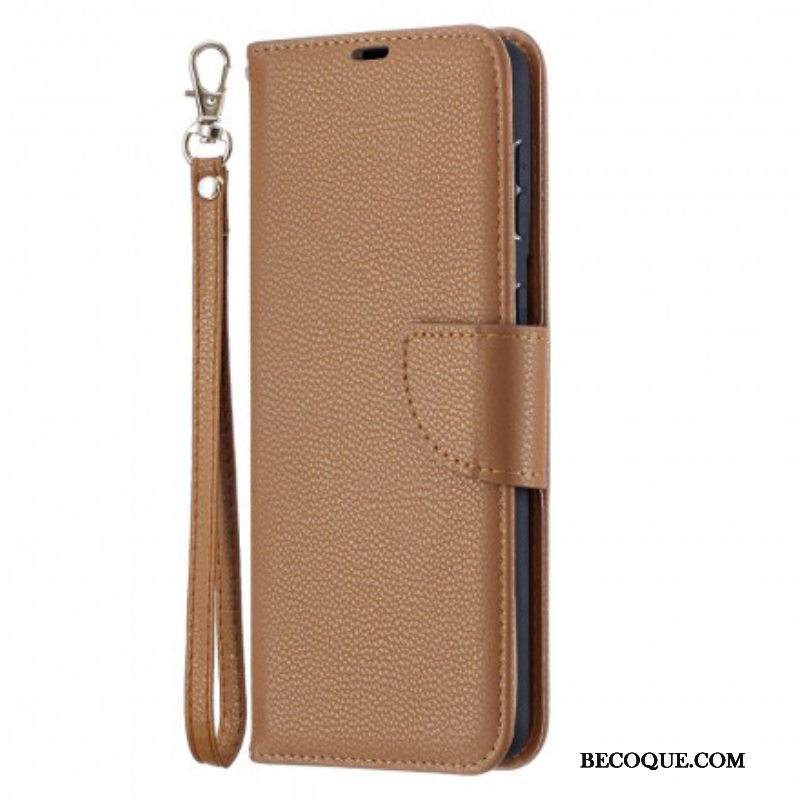 Kotelot Samsung Galaxy S21 Plus 5G Litsi Rabat Oblique