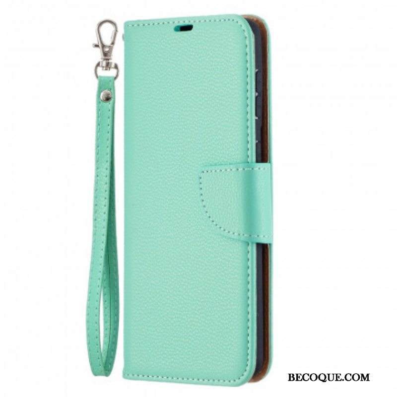 Kotelot Samsung Galaxy S21 Plus 5G Litsi Rabat Oblique