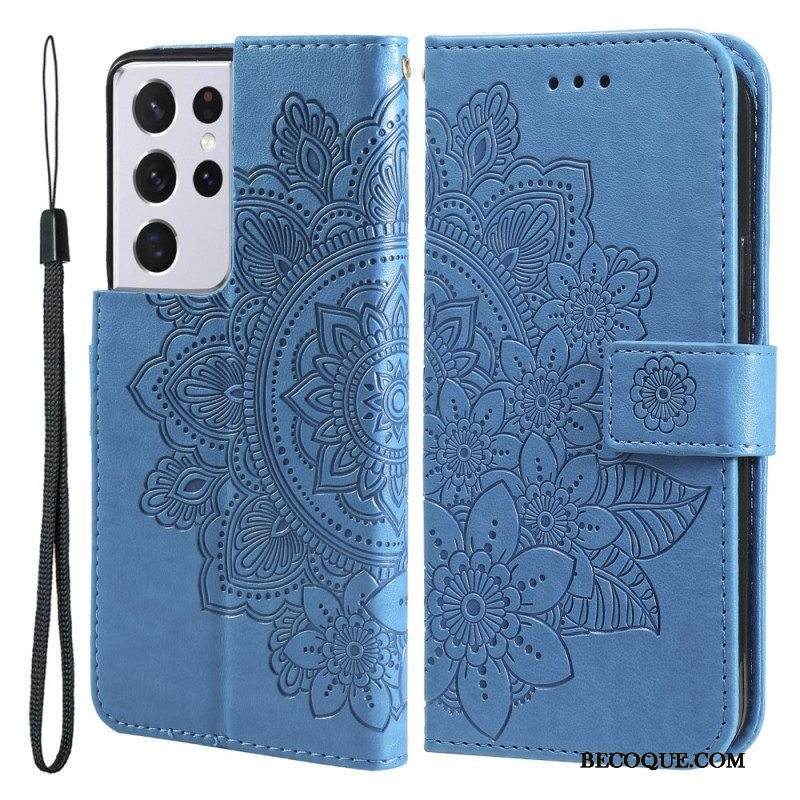 Kotelot Samsung Galaxy S21 Ultra 5G Kukka Mandala