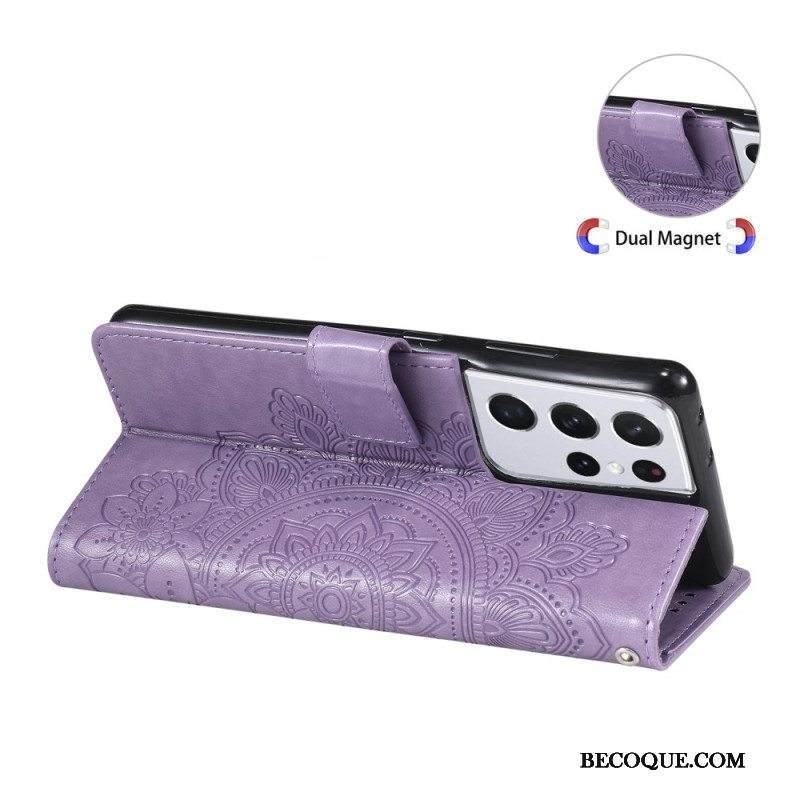 Kotelot Samsung Galaxy S21 Ultra 5G Kukka Mandala