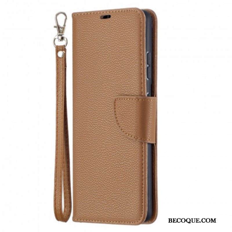 Kotelot Samsung Galaxy S21 Ultra 5G Litsi Rabat Oblique