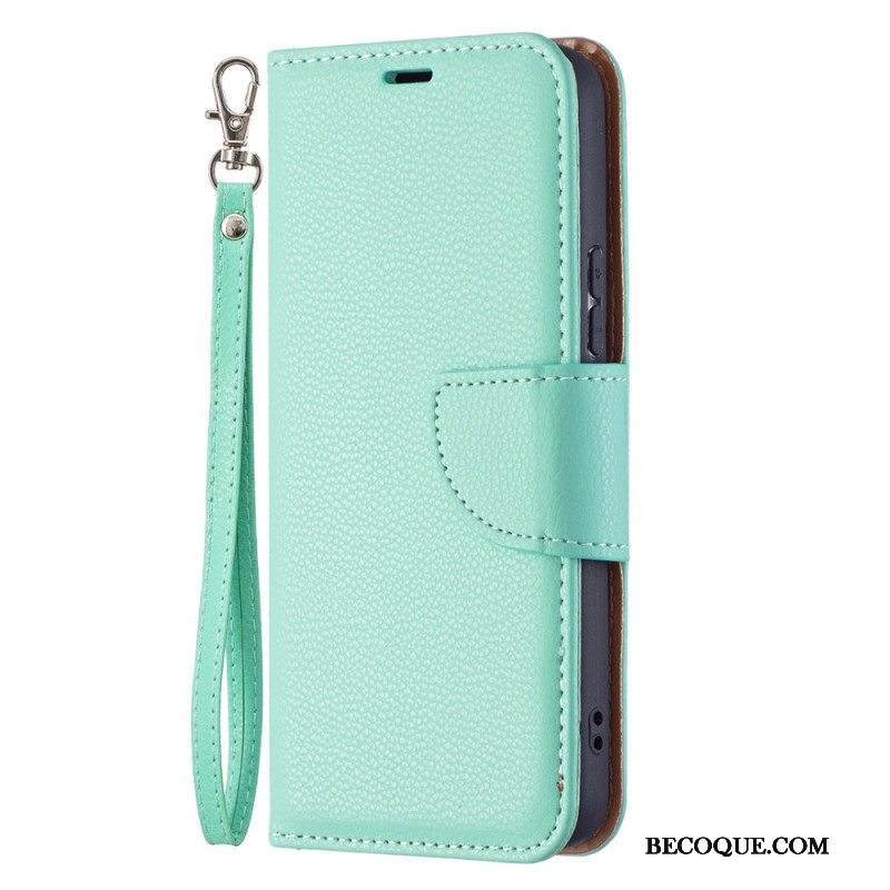 Kotelot Samsung Galaxy S22 5G Litsi Rabat Oblique