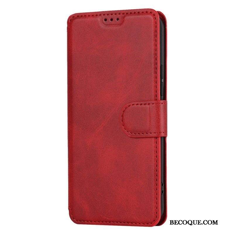 Kotelot Samsung Galaxy S22 5G Matta Vintage-nahkaefekti