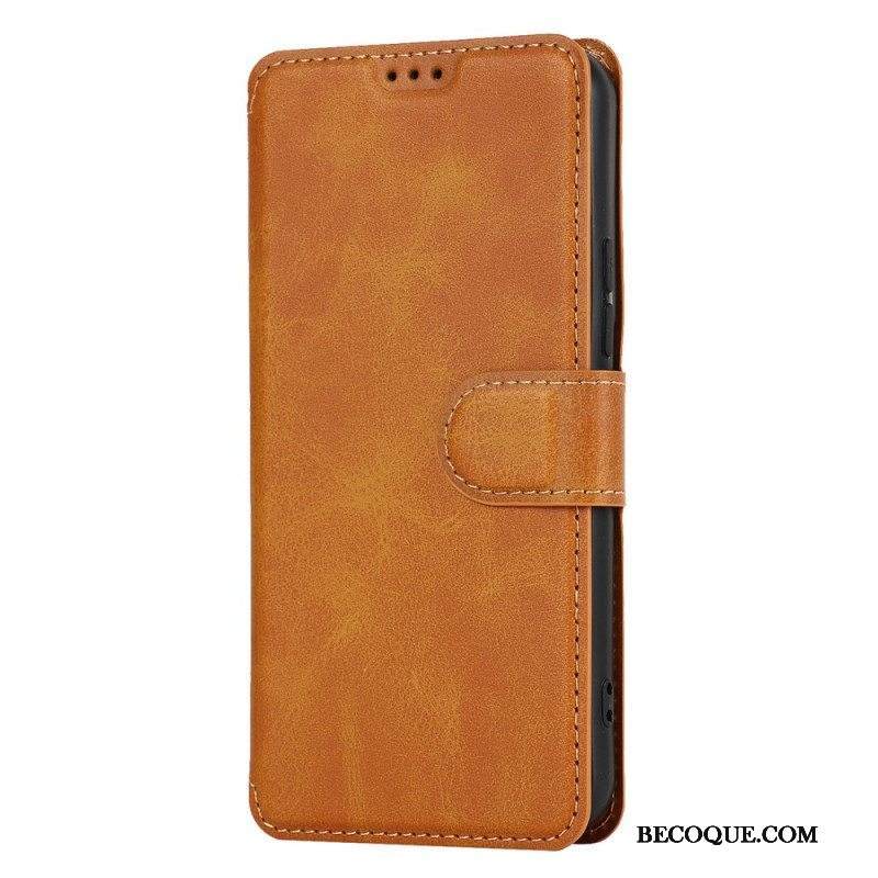 Kotelot Samsung Galaxy S22 5G Matta Vintage-nahkaefekti