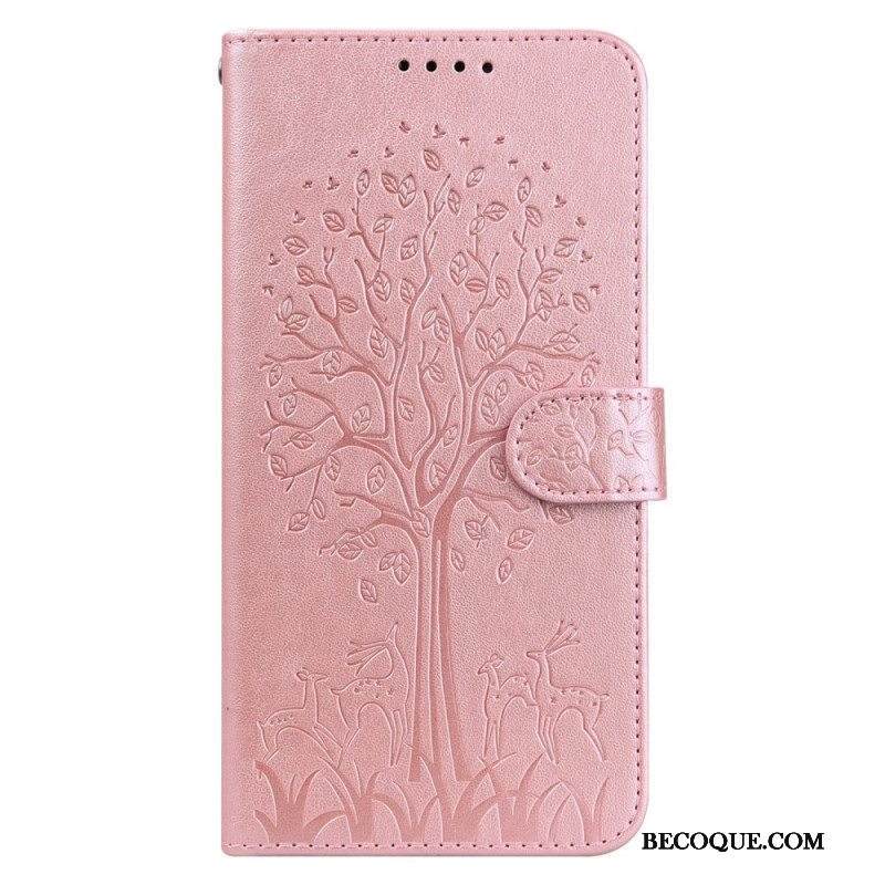 Kotelot Samsung Galaxy S22 5G Puu Ja Hirvi