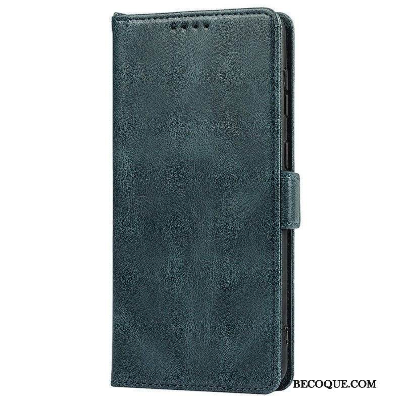 Kotelot Samsung Galaxy S22 5G Tyylikäs Nahkainen Rfid-tekniikka