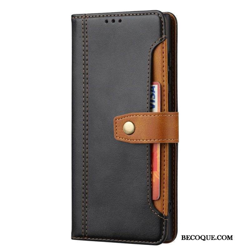 Kotelot Samsung Galaxy S22 Ultra 5G Keinonahkaa Hihnalla