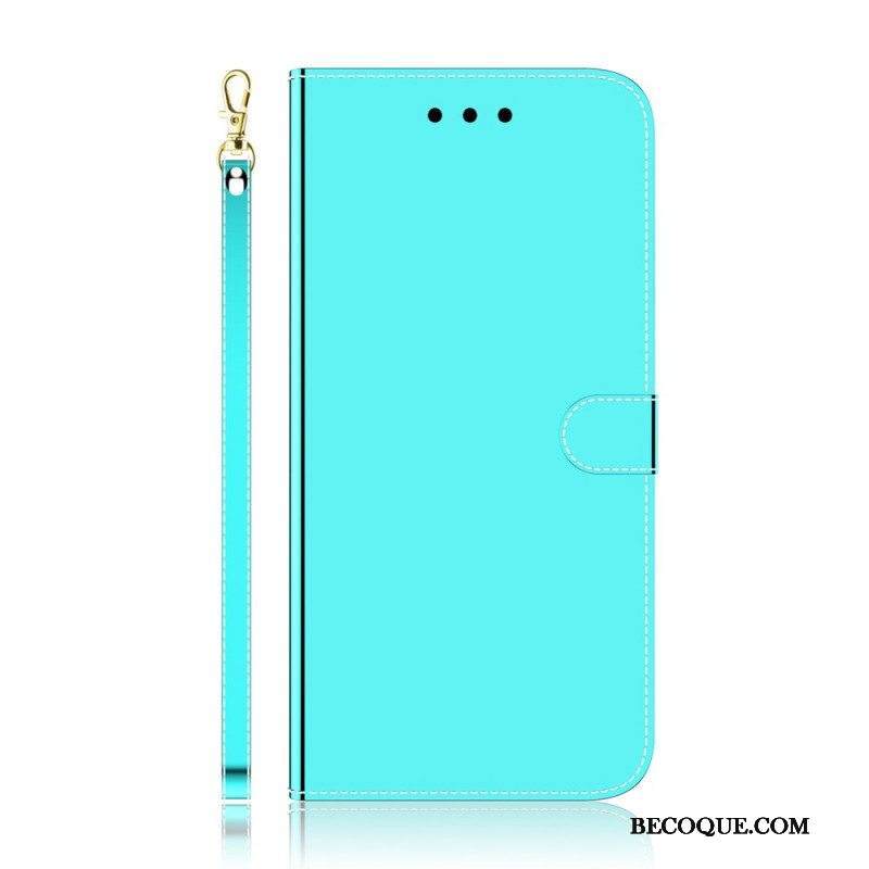 Kotelot Samsung Galaxy S22 Ultra 5G Keinonahkainen Peilin Kansi