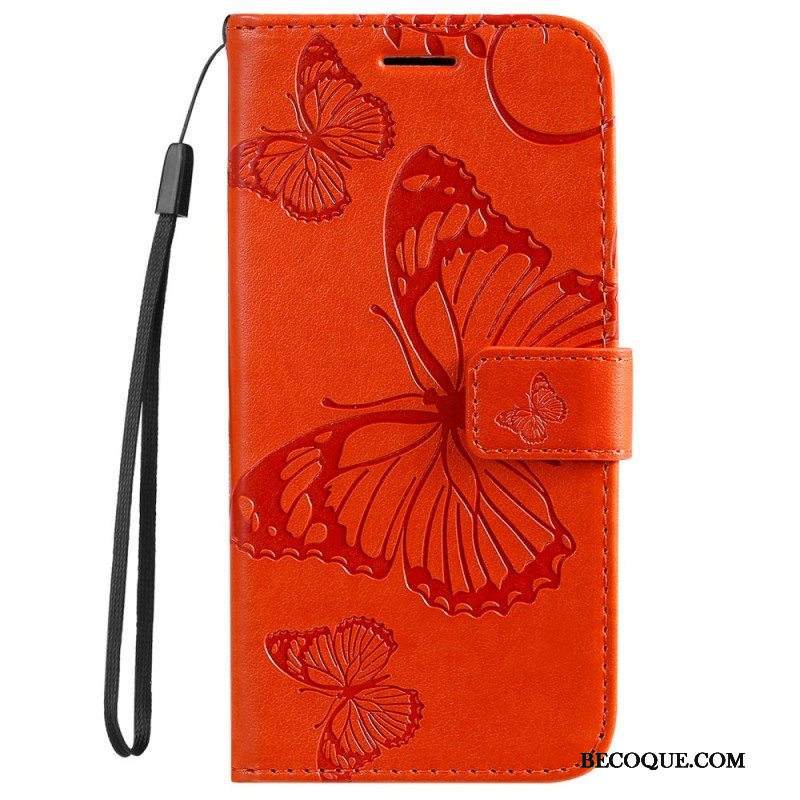 Kotelot Samsung Galaxy S22 Ultra 5G Suojaketju Kuori Jättiläishihnaperhoset