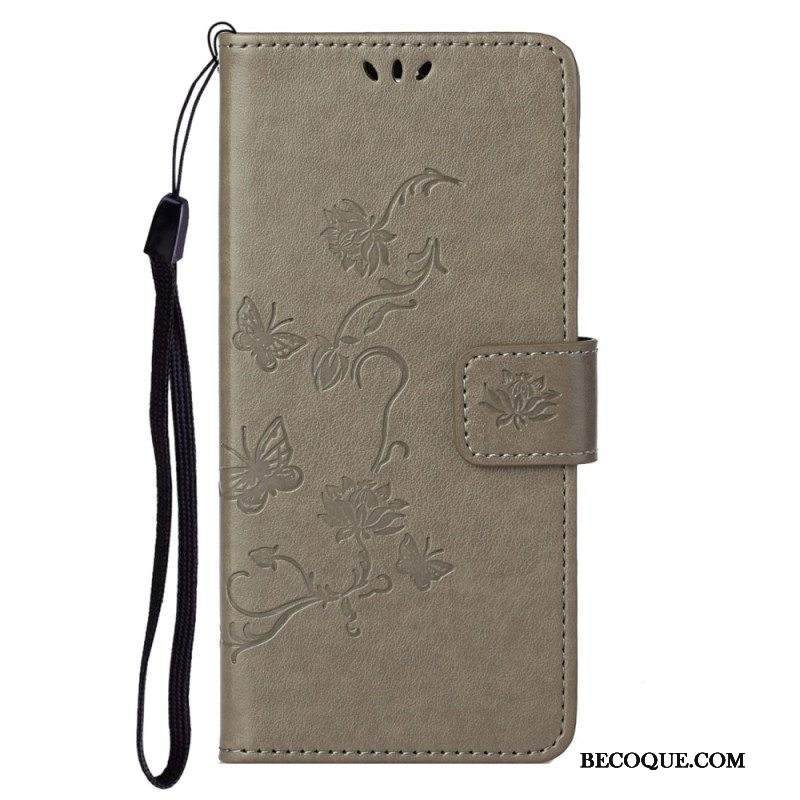 Kotelot Samsung Galaxy S23 5G Perhosia Ja Kukkia