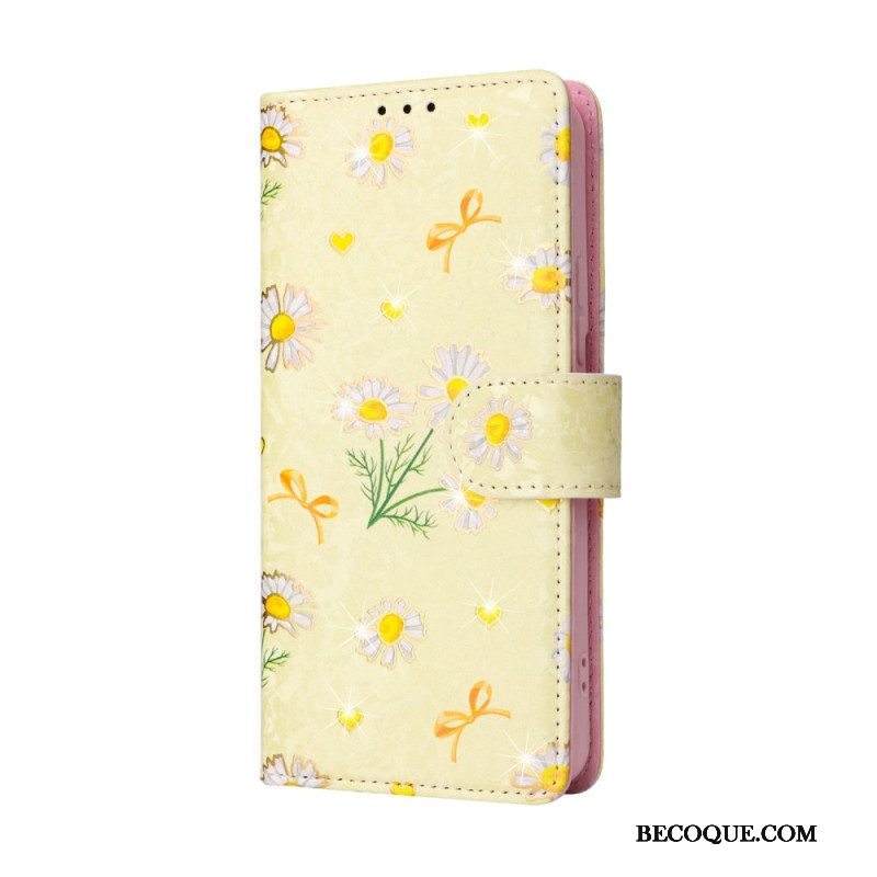 Kotelot Samsung Galaxy S23 5G Rfid-kukat Kaulanauhalla