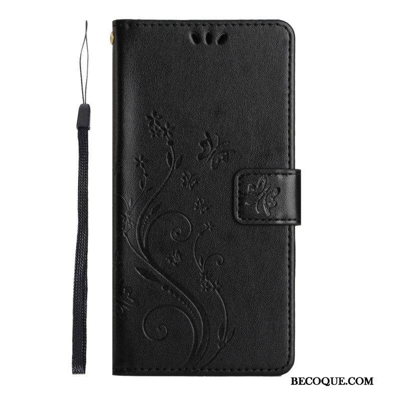 Kotelot Samsung Galaxy S23 5G Suojaketju Kuori Strappy Kukka