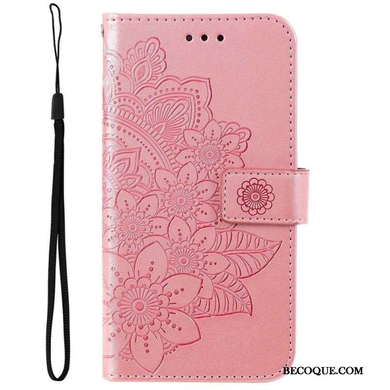 Kotelot Samsung Galaxy S23 5G Suojaketju Kuori Strappy Mandala