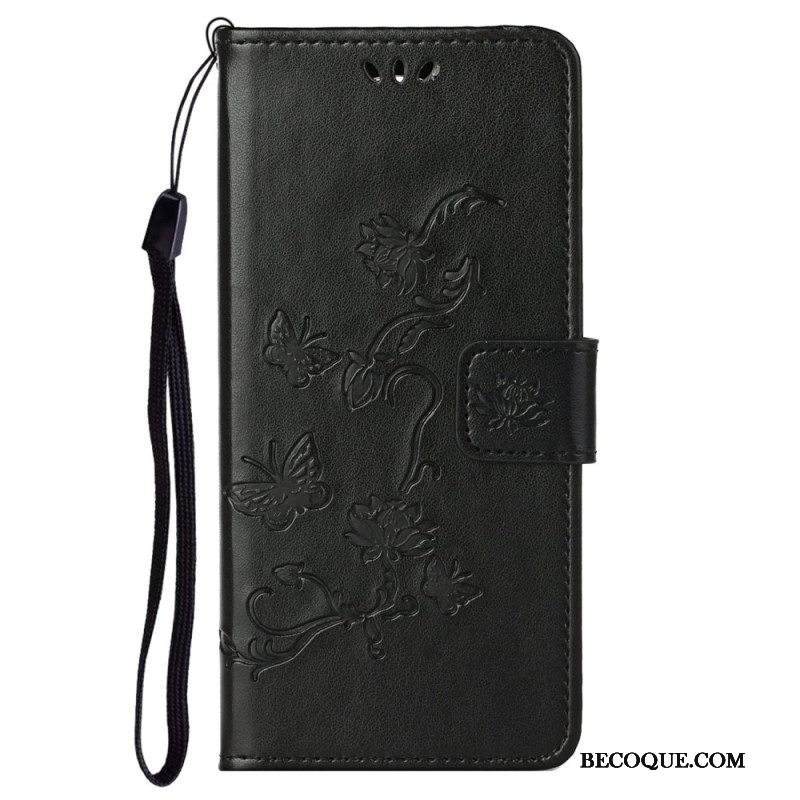 Kotelot Samsung Galaxy S23 Plus 5G Perhosia Ja Kukkia