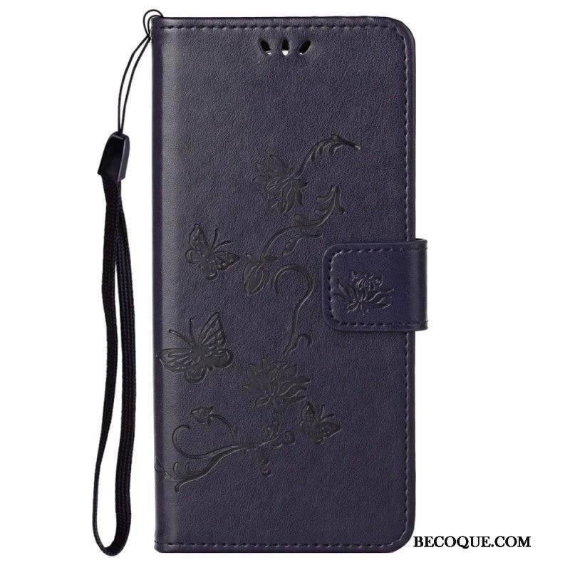 Kotelot Samsung Galaxy S23 Plus 5G Perhosia Ja Kukkia