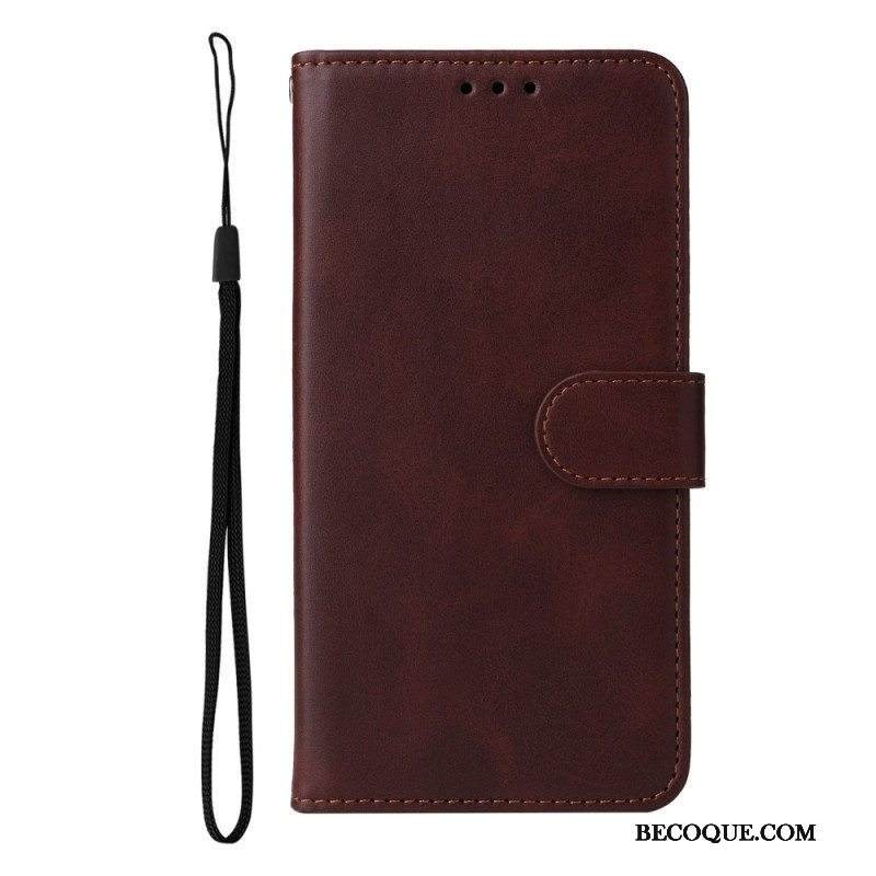 Kotelot Samsung Galaxy S23 Plus 5G Suojaketju Kuori Tavallinen Hihnalla