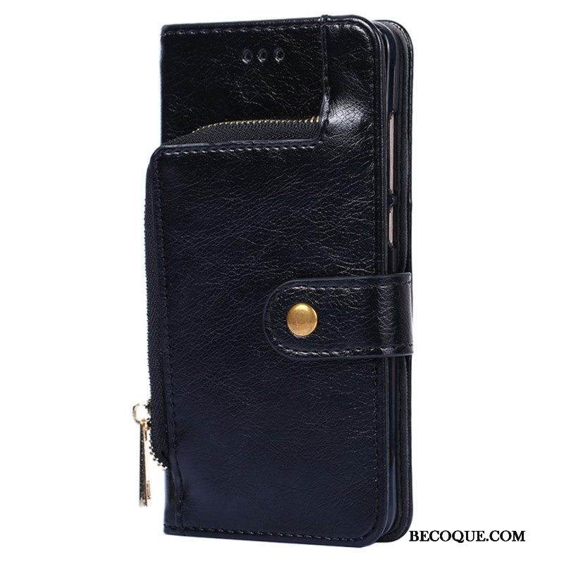 Kotelot Samsung Galaxy S23 Ultra 5G Edessä Kolikkolaukku Ja Kaulanauha