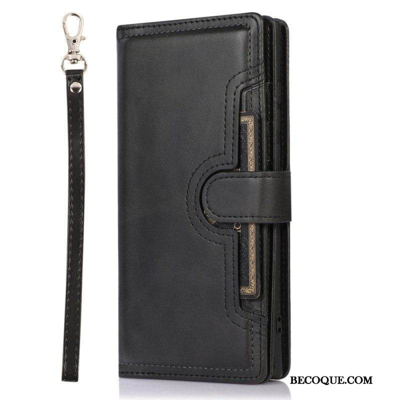 Kotelot Samsung Galaxy S23 Ultra 5G Monikortti Ja Etutasku