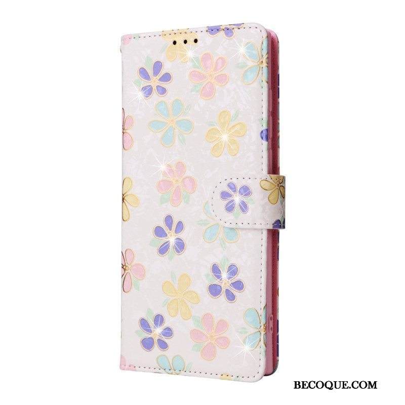 Kotelot Samsung Galaxy S23 Ultra 5G Rfid-kukat Kaulanauhalla