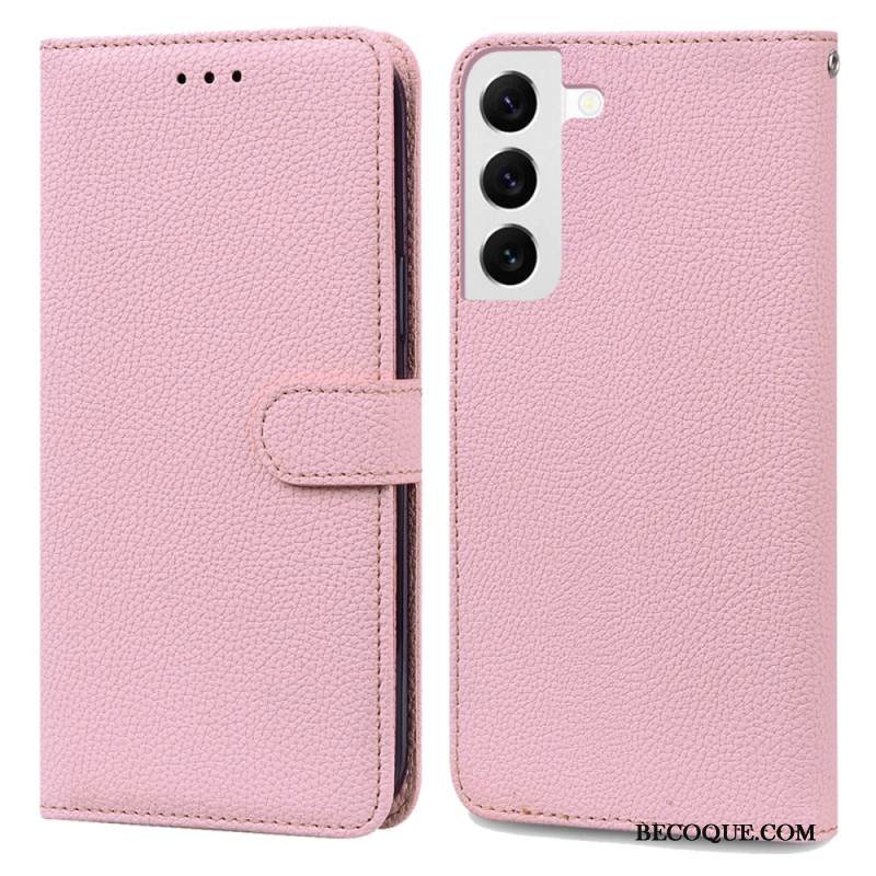 Kotelot Samsung Galaxy S24 5g Litchi Keinonahka Hihnalla