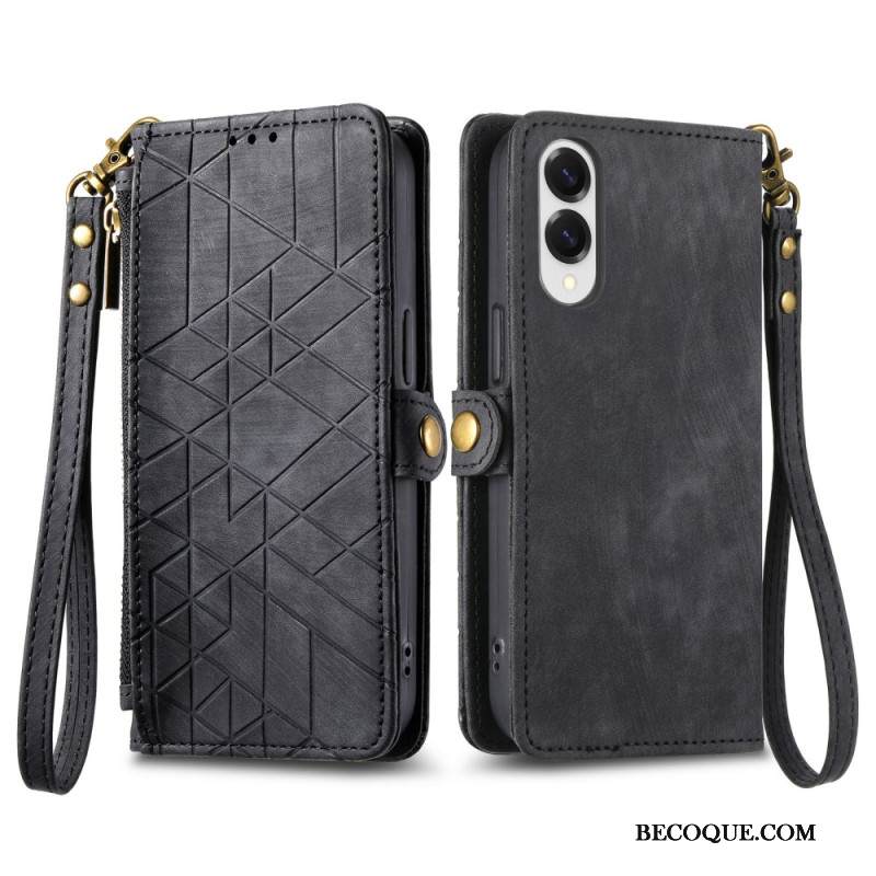 Kotelot Samsung Galaxy S25 5g Edge Geometrinen Kuvio Ja Nauha